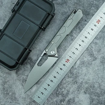 NOC DT03 Многофункционален Сгъваем Нож VG10 Нож От Титанова Сплав Дръжка Открит Къмпинг Кухненски Нож За Оцеляване EDC Универсален Нож