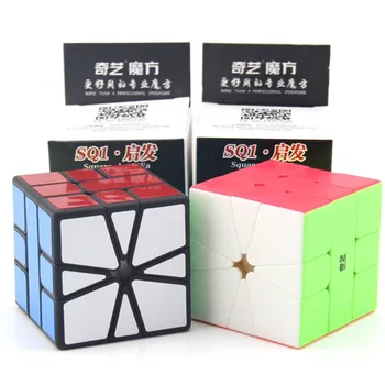Най-новият Qiyi Qifa SQ-1 Магически Куб Пъзел Квадратен 1 Магистралата Куб SQ1 Mofangge Заплетен модул за Обучение Забавни Детски Играчки, Детска Стикер