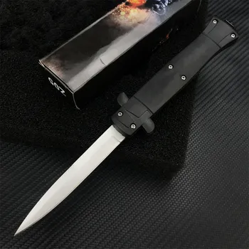 Нов EDC Тактически Италиански Сгъваем Нож с подкрепата на Мафията AKC 440C Острието ABS Дръжка Ножове За Оцеляване На Открито, на Къмпинг, Лов Инструменти