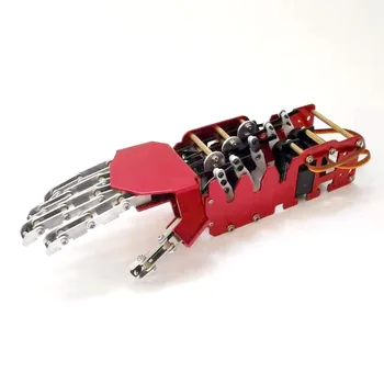 Ръка на робот 5DOF/Петте Пръста/Червен/Метален Манипулатор/Мини Бионический Улавяне направи си САМ